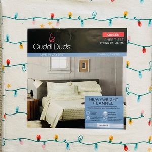 Cuddl Duds Flannel Sheet Set Queen